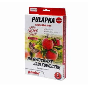 Capcana cu feromoni pentru Viermele mărului/Molia de codling (Cydia pomonella) - 16.5x11.5 cm - (2buc/cutie) - Img 2