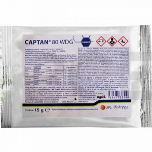 Fungicid Captan 80 WDG - 15g