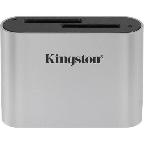 Card reader Kingston, USB 3.2, Supported Cards: UHS-II SD cards/Backwards-compatible with UHS-I SD cards