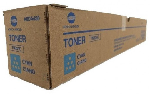 Cartus Toner Original Konica Minolta TN-324C / A8DA450, Cyan, 26000 pagini