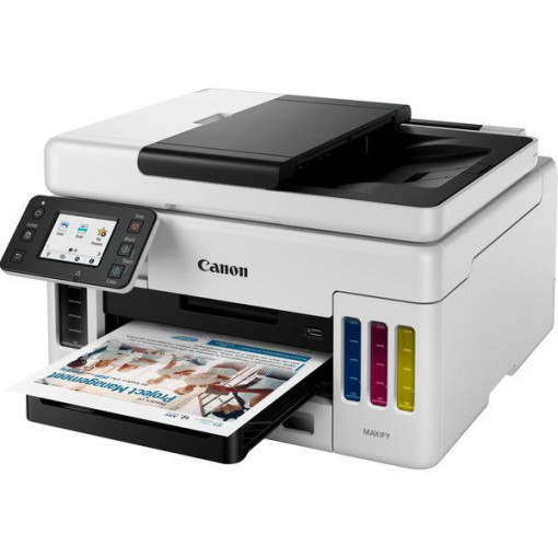 Multifunctional Canon Maxify GX6040 InkJet CISS, Color, A4, 24ppm, Duplex, Retea, Wi-FI