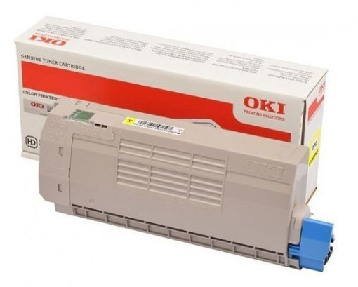 Oki C532Y / 46490401, Cartus toner original, Yellow, 1500 pagini