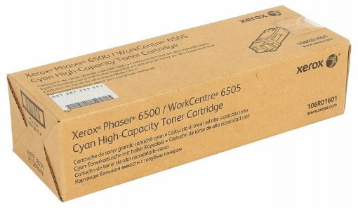 Xerox 6500C / 106R01601, Cartus toner original, Cyan, 2500 pagini