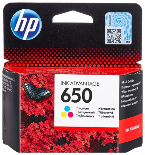 HP 650 / CZ102AE, Cartus original, Color, 200 pagini