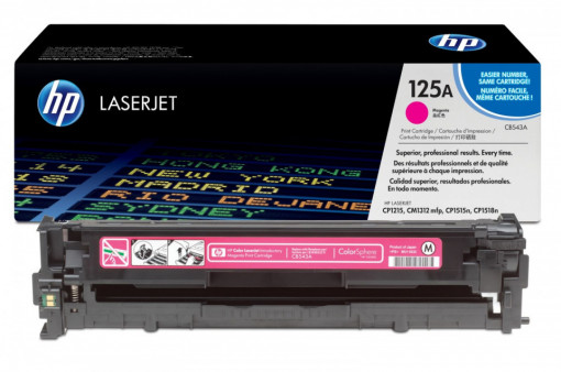 Cartus Toner Original HP 125a / CB543A, Magenta, 1400 pagini