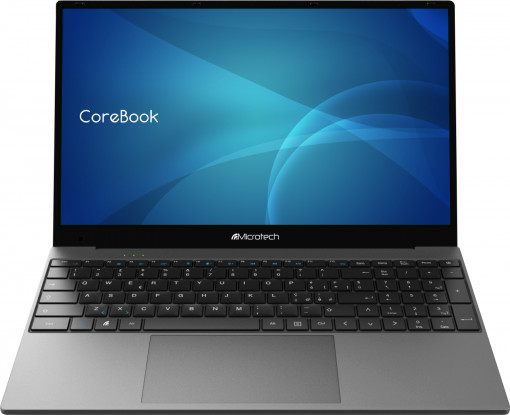 Laptop Microtech CoreBook CB15B/1TBW2E, Intel Core Intel® Core™ i7-1065G7 pana la 3.90 GH, 15.6", Full HD, 16GB, 1TB SSD, Intel® Iris® Plus Graphics, Windows 11 Pro, Grey
