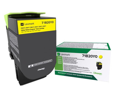 Lexmark CS317Y / 71B20Y0, Cartus toner original, Yellow, 2300 pagini