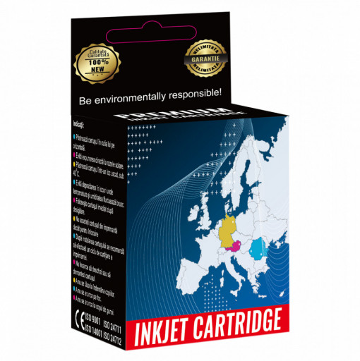 Epson T0611 / C13T06114010, Cartus compatibil, Negru, 350 pagini - UnCartus