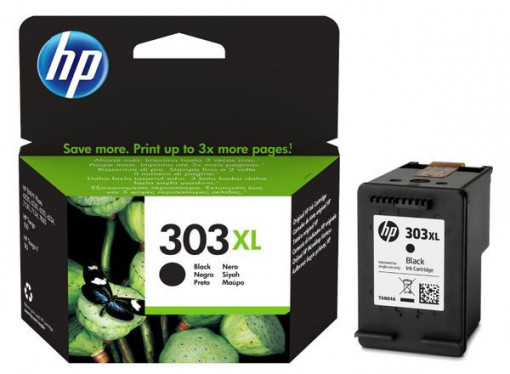 HP 303XL / T6N04AE, Cartus original, Negru, 600 pagini