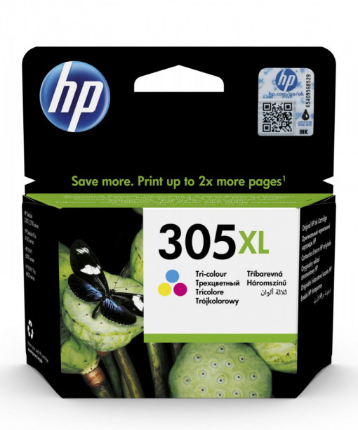 HP 305XL / 3YM63AE, Cartus original, Color, 200 pagini