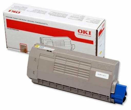 Oki C710Y / 44318605, Cartus toner original, Yellow, 11500 pagini