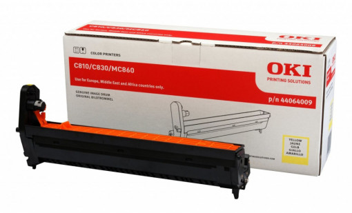 Oki MC851Y / 44064009, Unitate imagine originala, Yellow, 20000 pagini