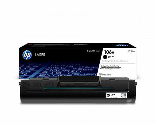 HP 106a / W1106A, Cartus toner original, Negru, 1000 pagini