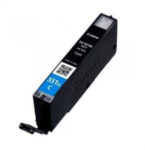 Cartus Cerneala Compatibil Canon CLI-551XL C, Cyan, 650 pagini - UnCartus