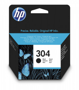 HP 304 / N9K06AE, Cartus original, Negru, 120 pagini