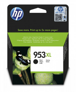 HP 953XL BK / L0S70AE, Cartus original, Negru, 2000 pagini