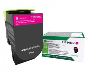 Cartus Toner Original Lexmark CS317M / 71B20M0, Magenta, 2300 pagini