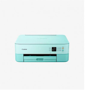 Multifunctional inkjet color Canon Pixma TS5353AGR Green, dimensiune A4 (Printare, Copiere, Scanare), viteza 13ipm alb-negru, 6.8ipm color, rezolutie 4800x1200 dpi, alimentare hartie 100 coli, imprimare fara margini, scanner cu suport plat CIS, rezolutie