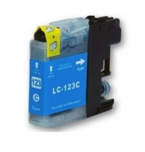 Cartus Cerneala Compatibil Brother LC123C, Cyan, 600 pagini - UnCartus