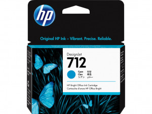 Cartus Cerneala Original HP 712C / 3ED67A, Cyan, 29ml