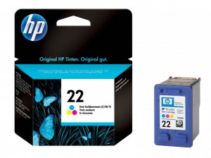HP 22 / C9352AE, Cartus original, Color, 165 pagini