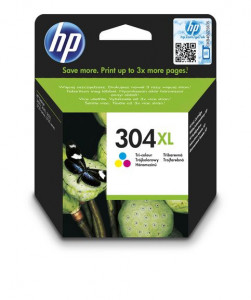 HP 304XL / N9K07AE, Cartus original, Color, 300 pagini