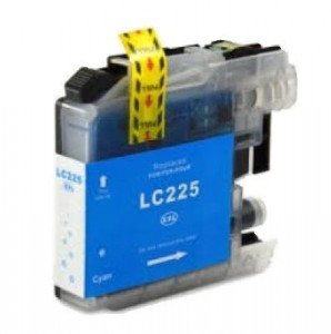 Cartus Cerneala Compatibil Brother LC225C, Cyan, 1200 pagini - UnCartus