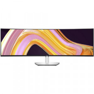 Monitor Dell Curved 49" DQHD USB-C U4924DW, 124.46 cm, Maximum preset resolution: 5120 x 1440 at 60 Hz, Screen type: Active matrix - TFT LCD, Panel technology: In-Plane Switching Technology, Backlight: White LED edgelight system, Faceplate coating: