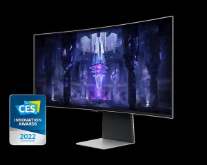 MONITOR Smart Samsung LS34BG850SUXEN 32 inch, OS: Tizen™, Panel Type: OLED, Resolution: 3,440 x 1,440, Aspect Ratio: 21:9, Refresh Rate:Max 175Hz, Response time GtG: 0.1ms, Brightness: 250 cd/㎡, Contrast (static): 1,000,000:1, Viewing angle: 178/178,