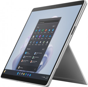 Ms Surface Pro 9 Commercial, Tablet PC platinum, Windows 10 Pro, 256GB, i5, Intel® Core™ i5-1245U, 13 inches, resolution 2,880 x 1,920 pixels, frequency 120Hz, aspect ratio 3:2, Intel® Iris® Xe Graphics, WiFi 6 (802.11ax), Bluetooth 5.1, 2x Thunderbolt