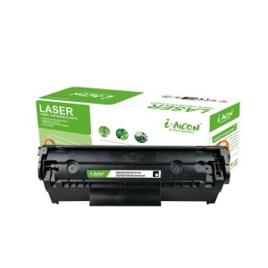 HP 12a / Q2612A, Cartus Toner Compatibil, Negru, 2000 pagini - i-Aicon