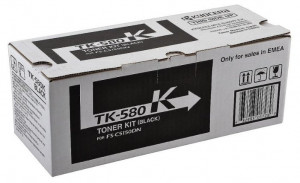 Kyocera TK-580K, Cartus toner original, Negru, 3500 pagini