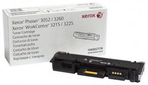 Xerox 3215 / 3225 / 3052 / 3260 / 106R02778, Cartus toner original, Negru, 3000 pagini