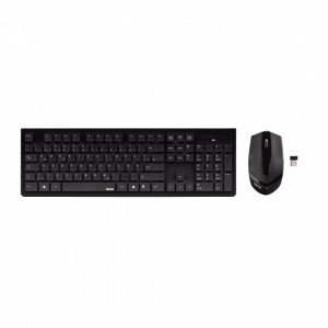 Hama Kit RF2300 tastatura+mouse,tehnologie wireless 2.4 GHz, cu o distanta de pana la 8 metri, negru