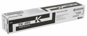 Kyocera TK-895K, Cartus toner original, Negru, 12000 pagini