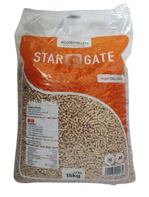 Peleti STAR GATE, 15 kg/sac