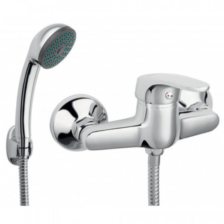 Baterie perete dus Elsa Ecologica, crom cu accesorii - BEC77EA