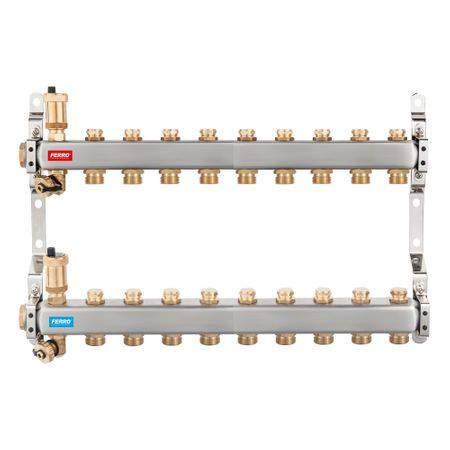 DISTRIB/COLECTOR 1`` INOX INC.RAD. 9 CAI FARA EUROCON