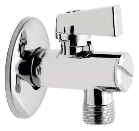 Robinet coltar cu filtru 1/2"x3/4", crom