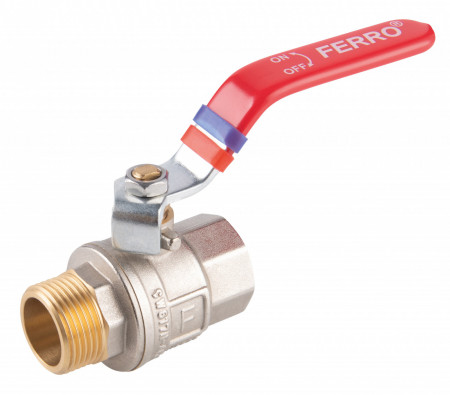 Robinet trecere sfera cu maneta PN30, 1/2" FI-FE, F-Power