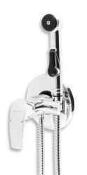 Baterie ingropata cu set dus igienic Metalia 57, crom - 57211,0