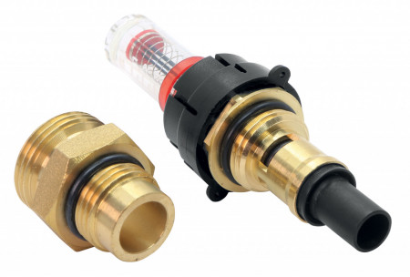 RKPP-SET42 - Set: Debitmetru 1/2" + Niplu 1/2"x3/4" (profil C12)