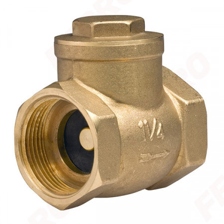 Supapa de sens din alama cu clapeta 3/4"