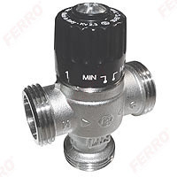 Vana de amestec termostatica 1" 3 cu 3 cai, 0-65 °C, Kv=2,3 m3/h