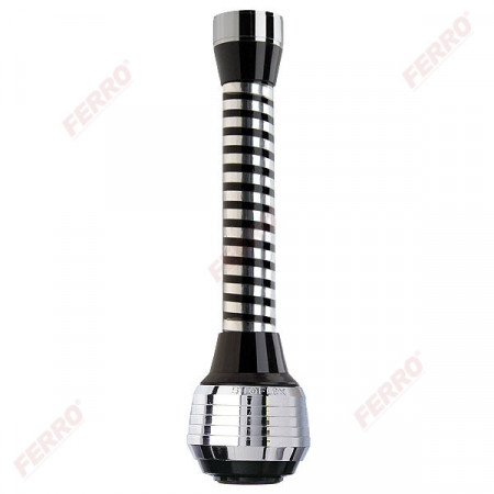 Regulator Debit 2-Functii Lung Negru/Crom