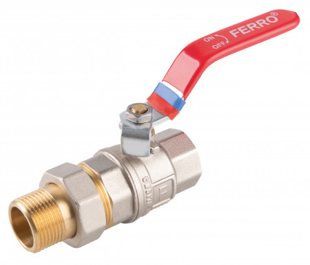 Robinet trecere cu olandez PN30, 1/2" FI-FE, F-Power, Maneta din Otel