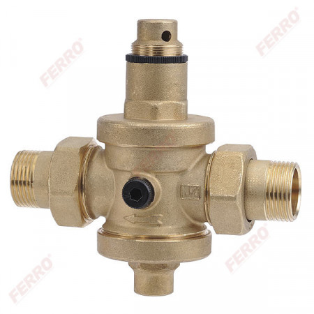 Reductor de presiune 1/2" PN25 0,5-5 bar