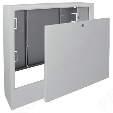 Caseta metalica colectori/distribuitori 815x580x170 montaj aparent