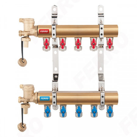 Distribuitor/colector-repartitor tip N-RO 1 10 cai - N-RO10S