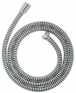 Furtun flexibil dus conic, PVC SilverDuoFlex 150 cm, argintiu - Img 2